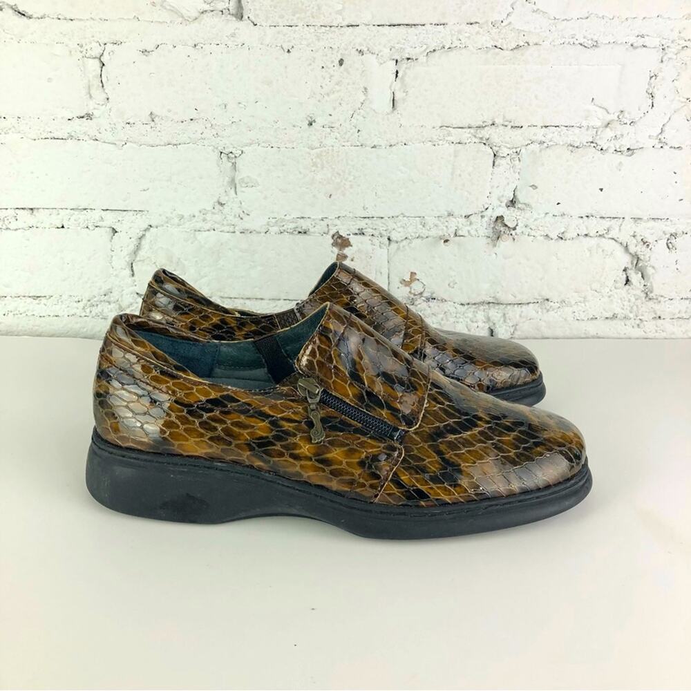 Helle Comfort By Romu’s Snake Print Shoes